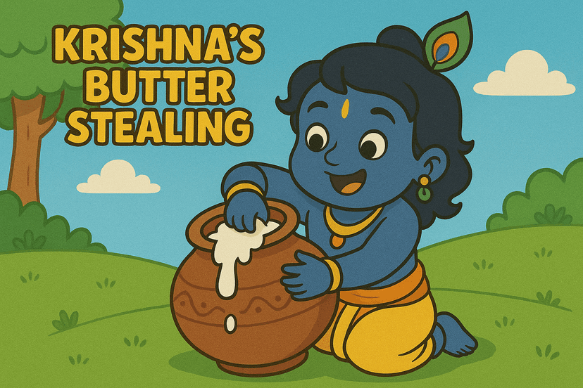 Krishna's Butter Story